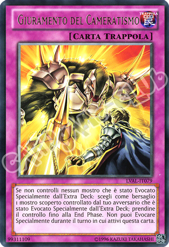 LVAL-IT079 Giuramento del Cameratismo rara Unlimited (IT) -NEAR MINT-