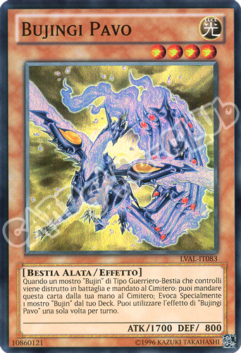 LVAL-IT083 Bujingi Pavo super rara Unlimited (IT) -NEAR MINT-