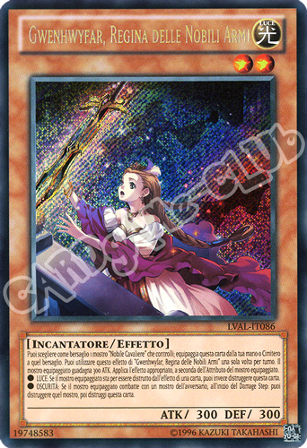 LVAL-IT086 Gwenhwyfar Regina delle Nobili Armi rara segreta Unlimited (IT) -NEAR MINT-