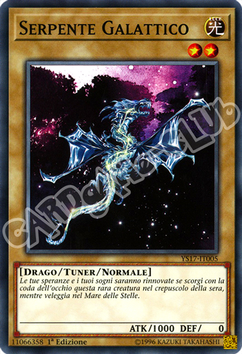 YS17-IT005 Serpente Galattico comune 1a Edizione (IT) -NEAR MINT-
