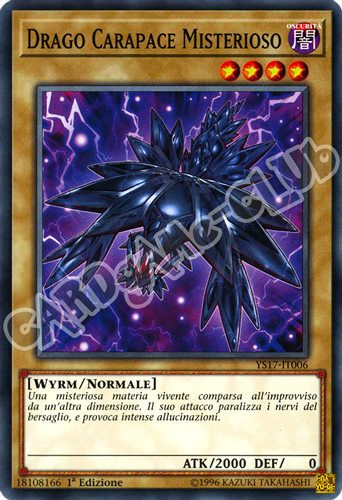 YS17-IT006 Drago Carapace Misterioso comune 1a Edizione (IT) -NEAR MINT-