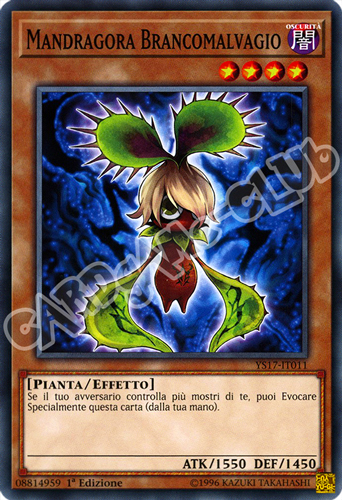 YS17-IT011 Mandragora Brancomalvagio comune 1a Edizione (IT) -NEAR MINT-