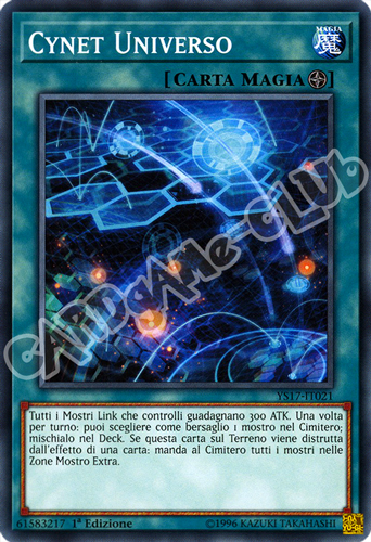 YS17-IT021 Cynet Universo comune 1a Edizione (IT) -NEAR MINT-
