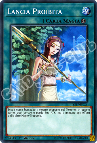 YS17-IT026 Lancia Proibita comune 1a Edizione (IT) -NEAR MINT-