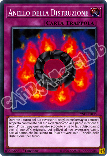 YS17-IT036 Anello della Distruzione comune 1a Edizione (IT) -NEAR MINT-