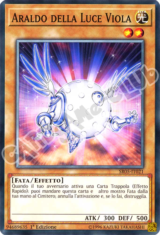 SR05-IT021 Araldo della Luce Viola comune 1a Edizione (IT) -NEAR MINT-