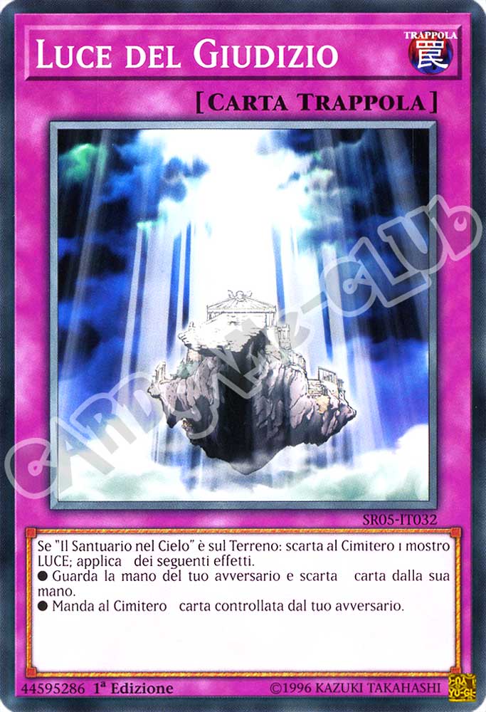 SR05-IT032 Luce del Giudizio comune 1a Edizione (IT) -NEAR MINT-
