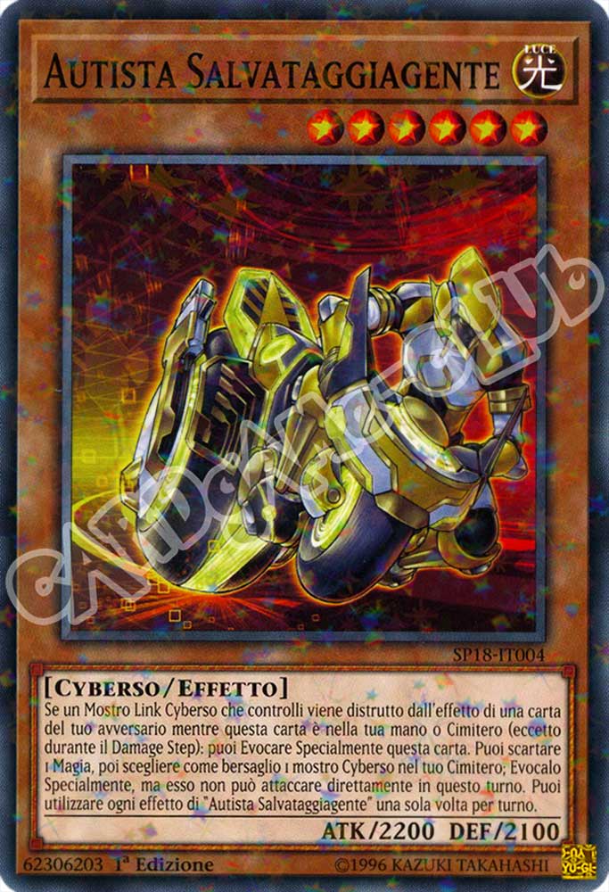 SP18-IT004 Autista Salvataggiagente comune starfoil 1a edizione (IT) -NEAR MINT-