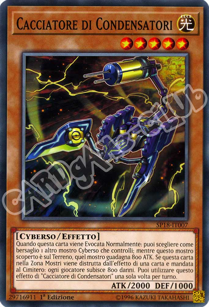 SP18-IT007 Cacciatore di Condensatori comune 1a edizione (IT) -NEAR MINT-