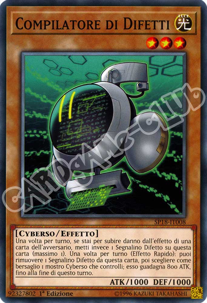 SP18-IT008 Compilatore di Difetti comune 1a edizione (IT) -NEAR MINT-