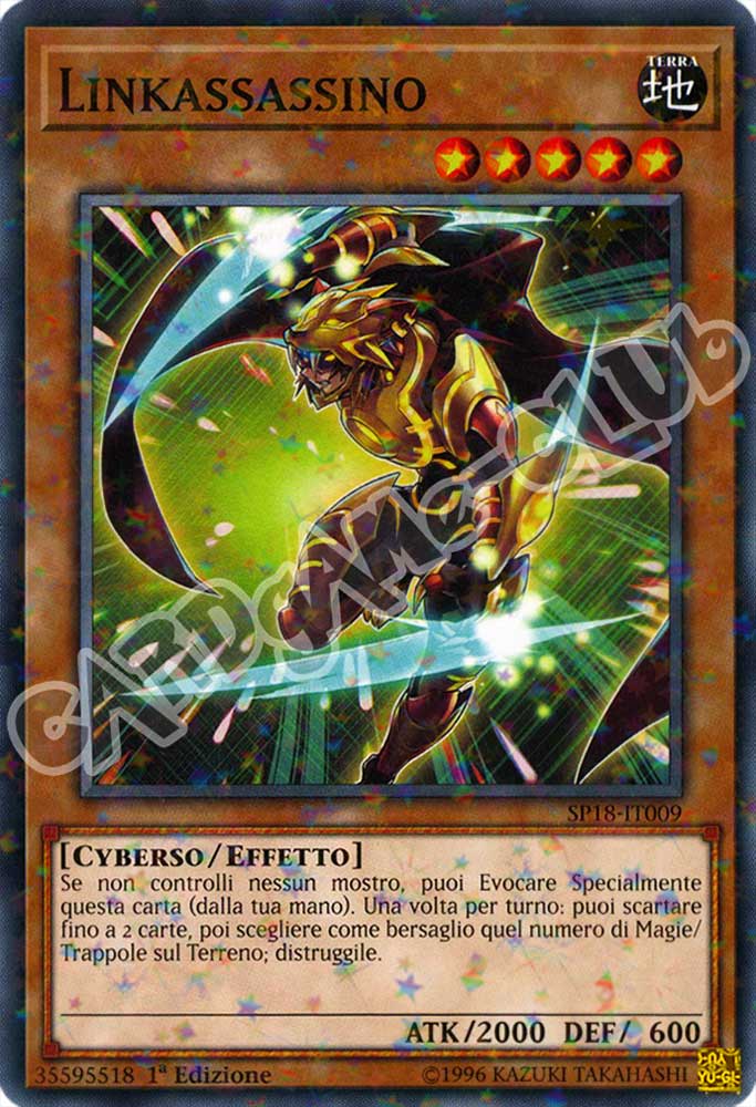 SP18-IT009 Linkassassino comune starfoil 1a edizione (IT) -NEAR MINT-