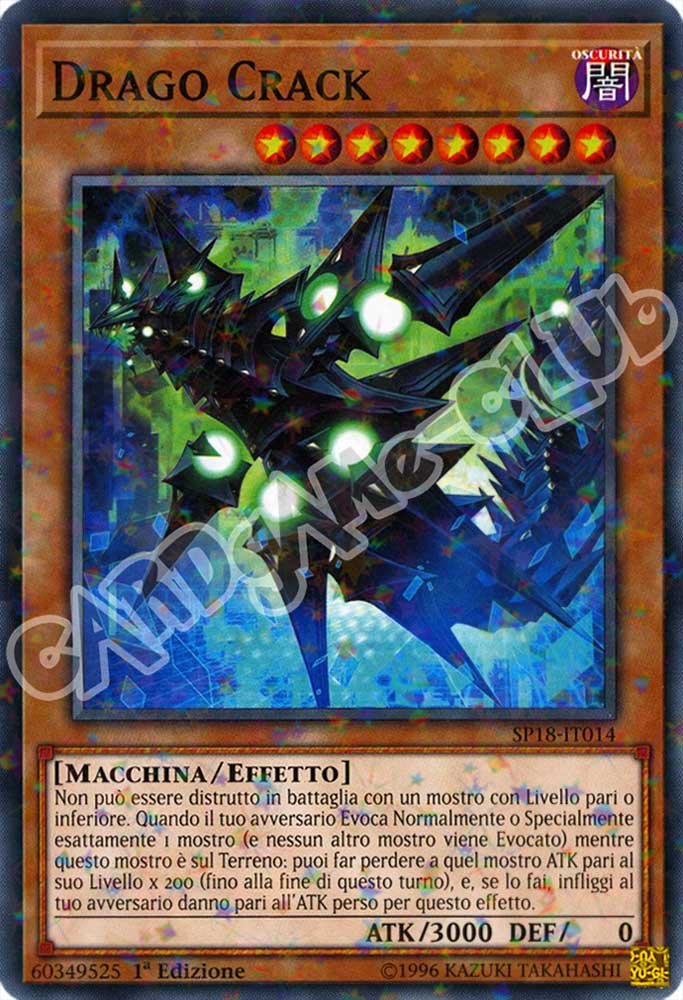 SP18-IT014 Drago Crack comune starfoil 1a edizione (IT) -NEAR MINT-