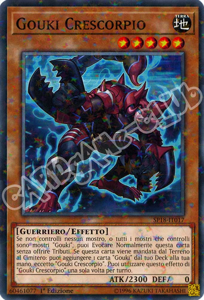 SP18-IT017 Gouki Crescorpio comune starfoil 1a edizione (IT) -NEAR MINT-