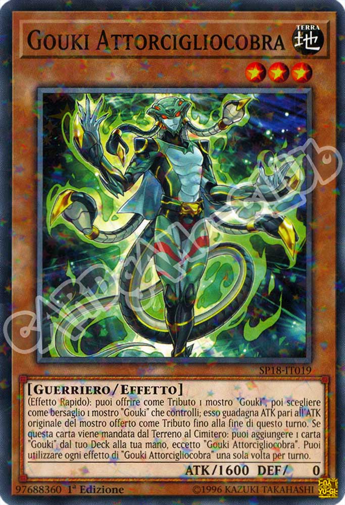 SP18-IT019 Gouki Attorcigliacobra comune starfoil 1a edizione (IT) -NEAR MINT-