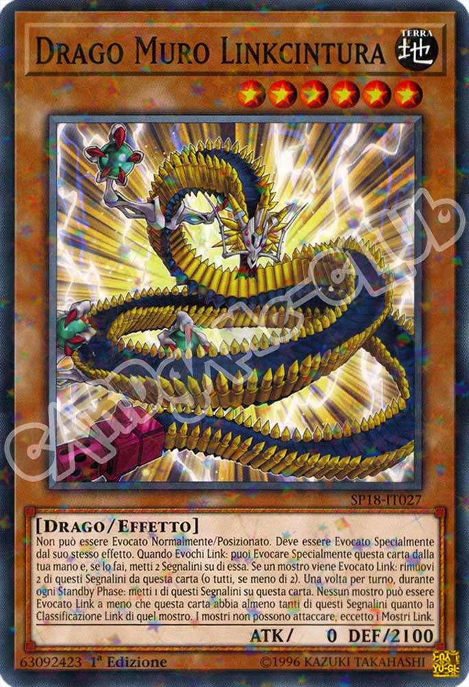 SP18-IT027 Drago Muro Linkcintura comune starfoil 1a edizione (IT) -NEAR MINT-