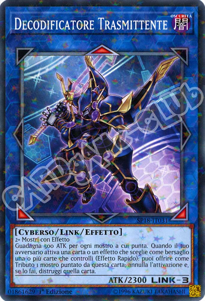 SP18-IT031 Decodificatore Trasmittente comune starfoil 1a edizione (IT) -NEAR MINT-