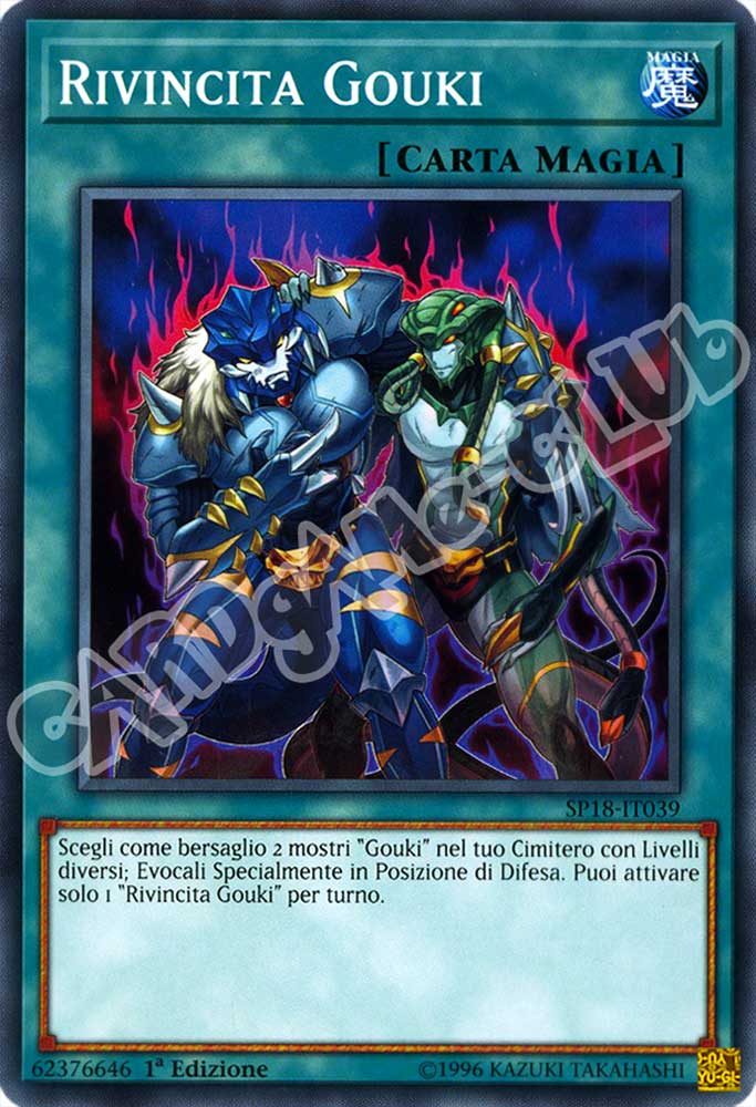 SP18-IT039 Rivincita Gouki comune 1a edizione (IT) -NEAR MINT-