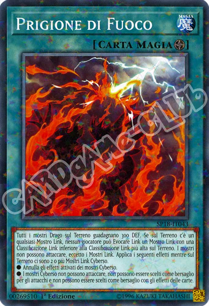 SP18-IT043 Prigione di Fuoco comune starfoil 1a edizione (IT) -NEAR MINT-