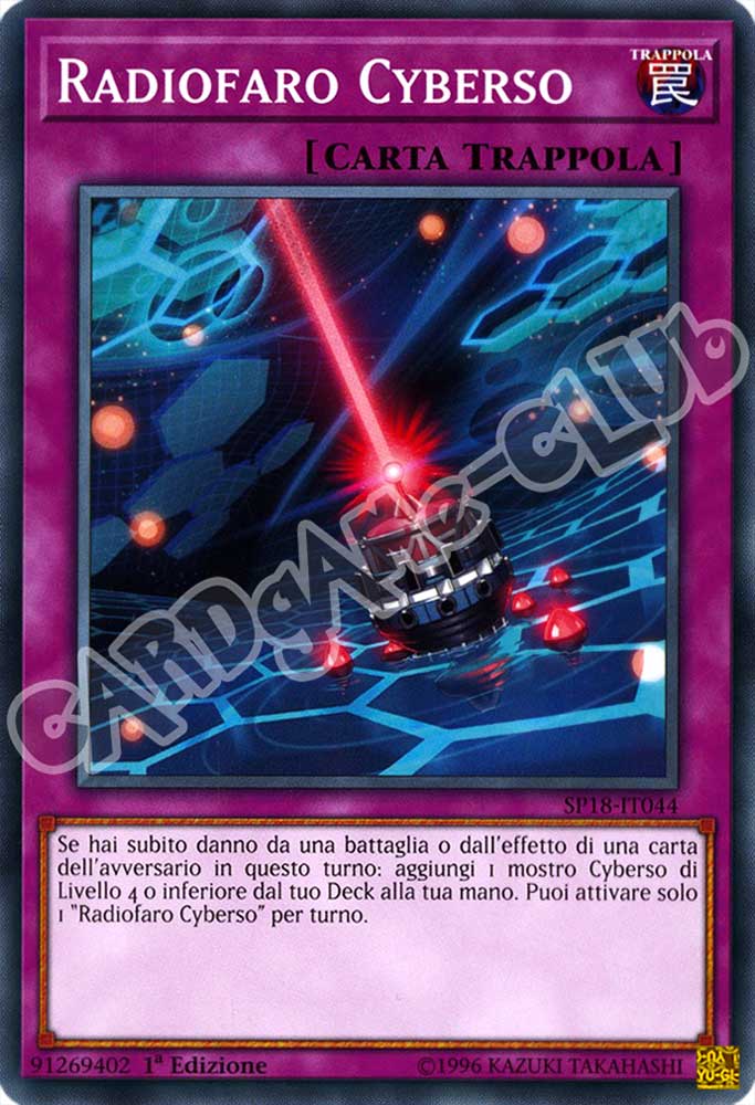 SP18-IT044 Radiofaro Cyberso comune 1a edizione (IT) -NEAR MINT-