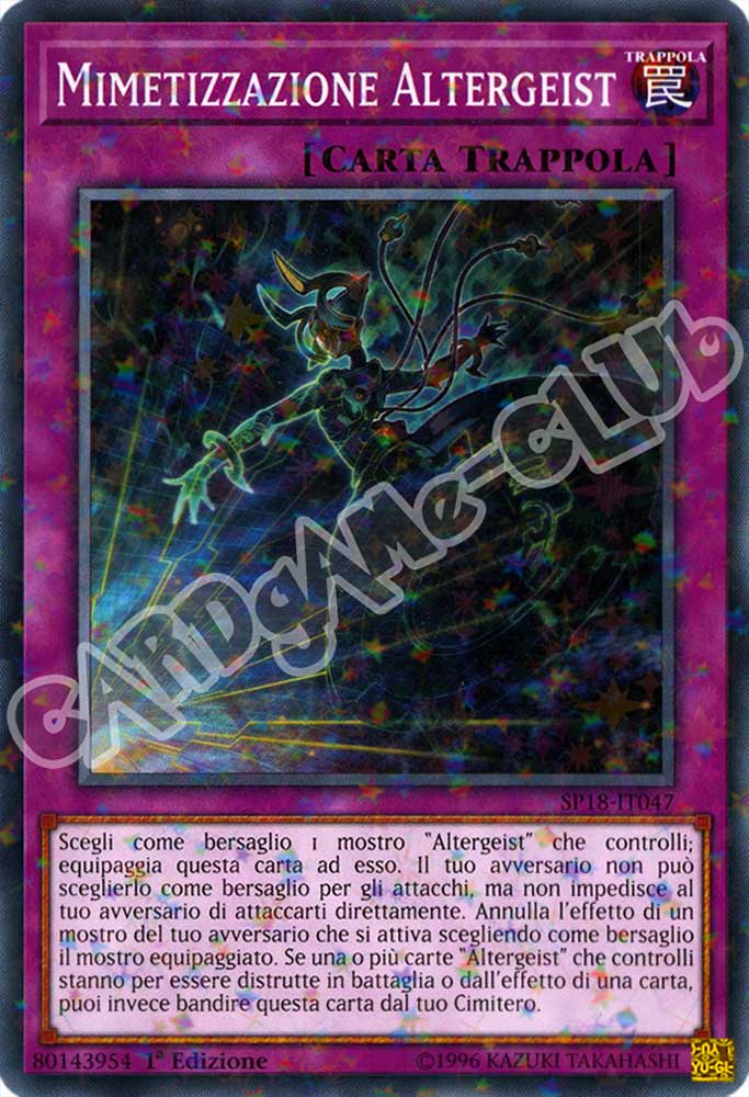 SP18-IT047 Mimetizzazione Altergeist comune starfoil 1a edizione (IT) -NEAR MINT-