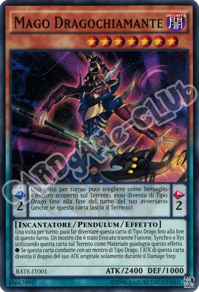 RATE-IT001 Mago Dragochiamante super rara unlimited (IT) -NEAR MINT-