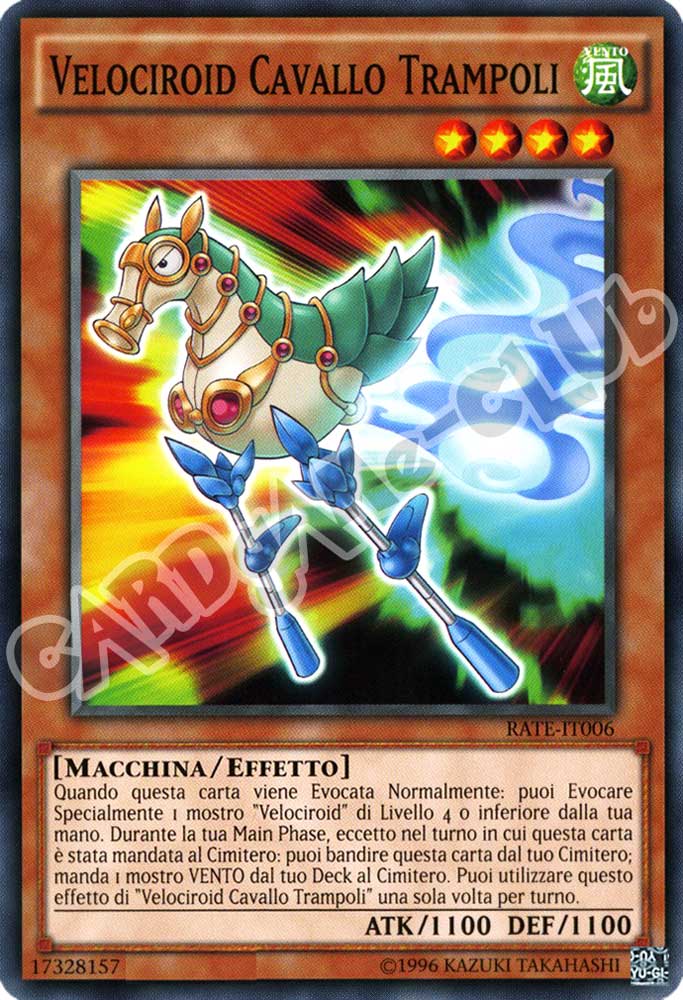 RATE-IT006 Velociroid Cavallo Trampoli comune unlimited (IT) -NEAR MINT-