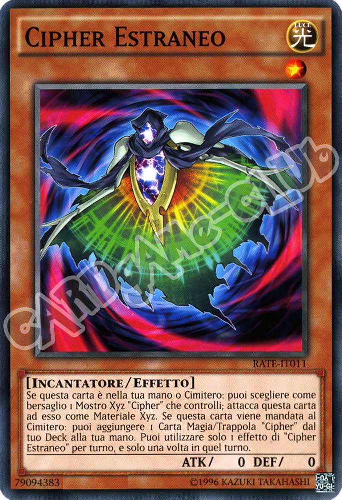 RATE-IT011 Cipher Estraneo comune unlimited (IT) -NEAR MINT-