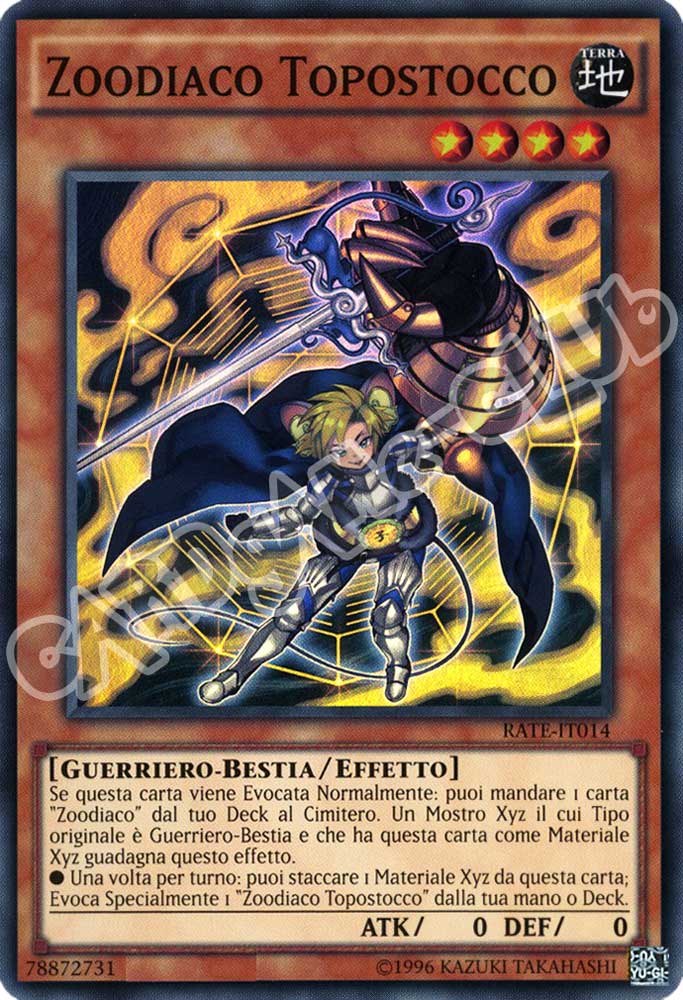 RATE-IT014 Zoodiaco Topostocco super rara unlimited (IT) -NEAR MINT-
