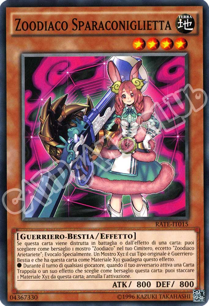 RATE-IT015 Zoodiaco Sparaconiglietta comune unlimited (IT) -NEAR MINT-