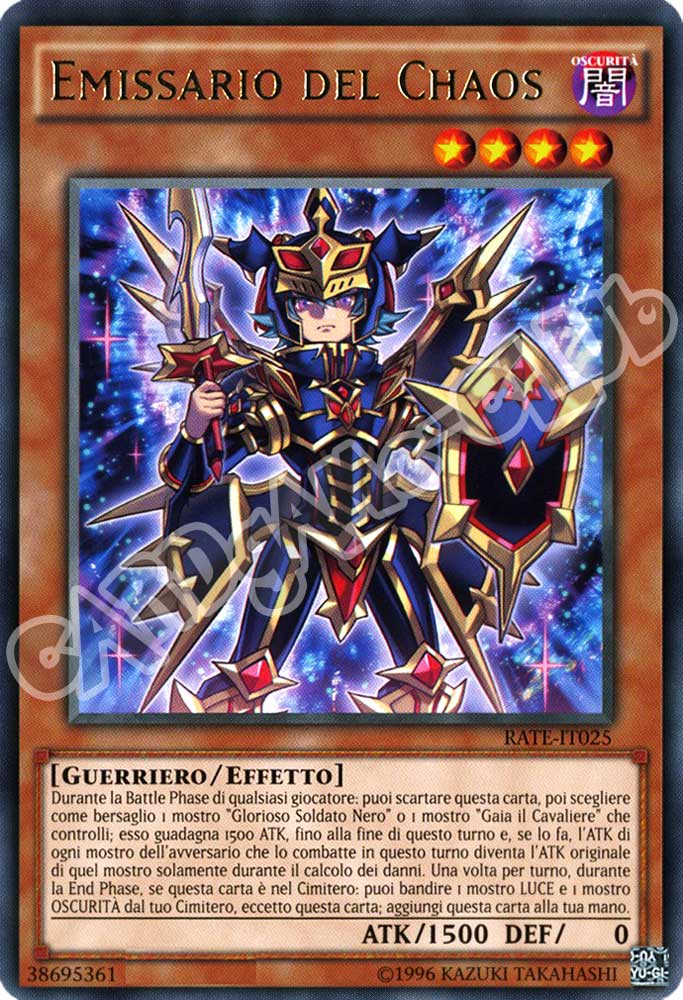 RATE-IT025 Emissario del Chaos rara unlimited (IT) -NEAR MINT-