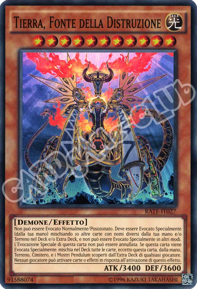 RATE-IT027 Tierra, Fonte della Distruzione super rara unlimited (IT) -NEAR MINT-
