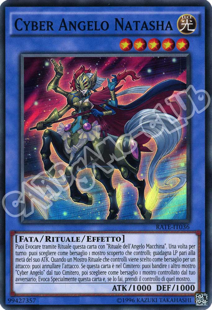 RATE-IT036 Cyber Angelo Natasha super rara unlimited (IT) -NEAR MINT-
