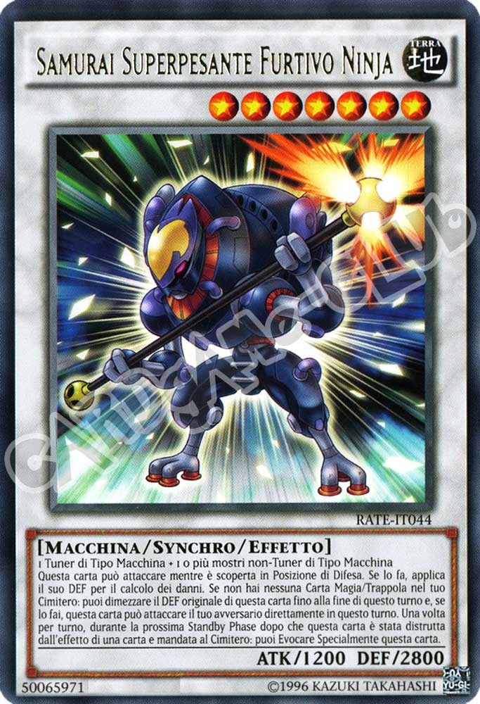 RATE-IT044 Samurai Superpesante Furtivo Ninja rara unlimited (IT) -NEAR MINT-