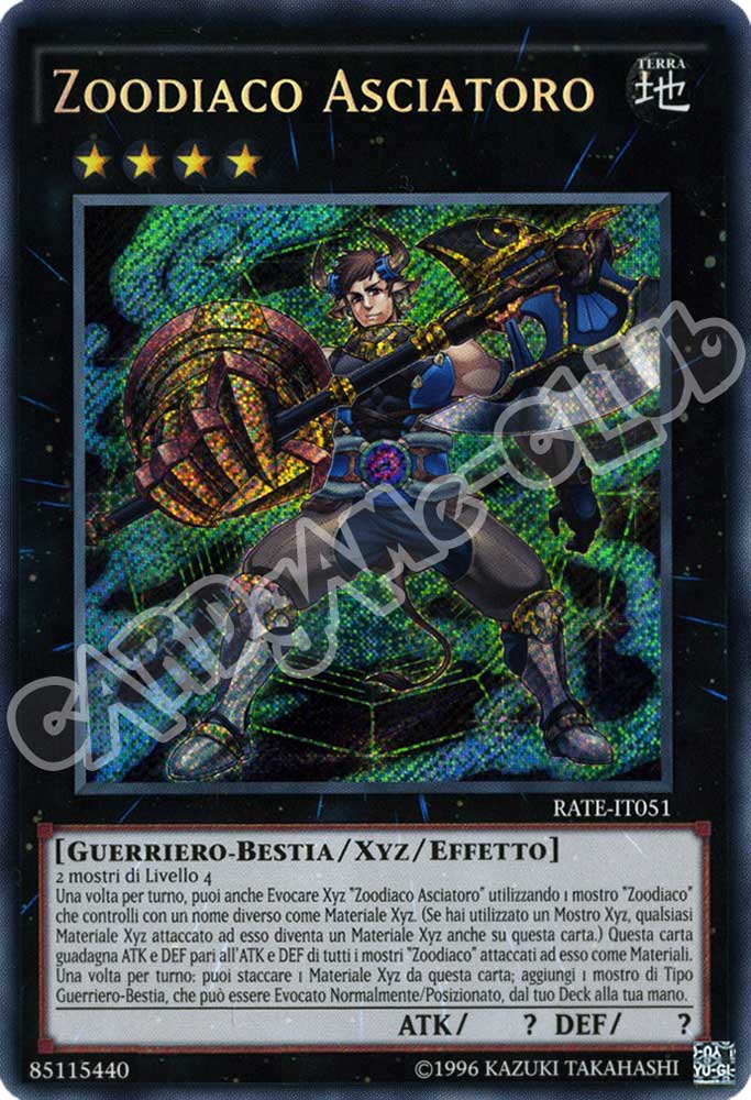 RATE-IT051 Zoodiaco Asciatoro rara segreta unlimited (IT) -NEAR MINT-