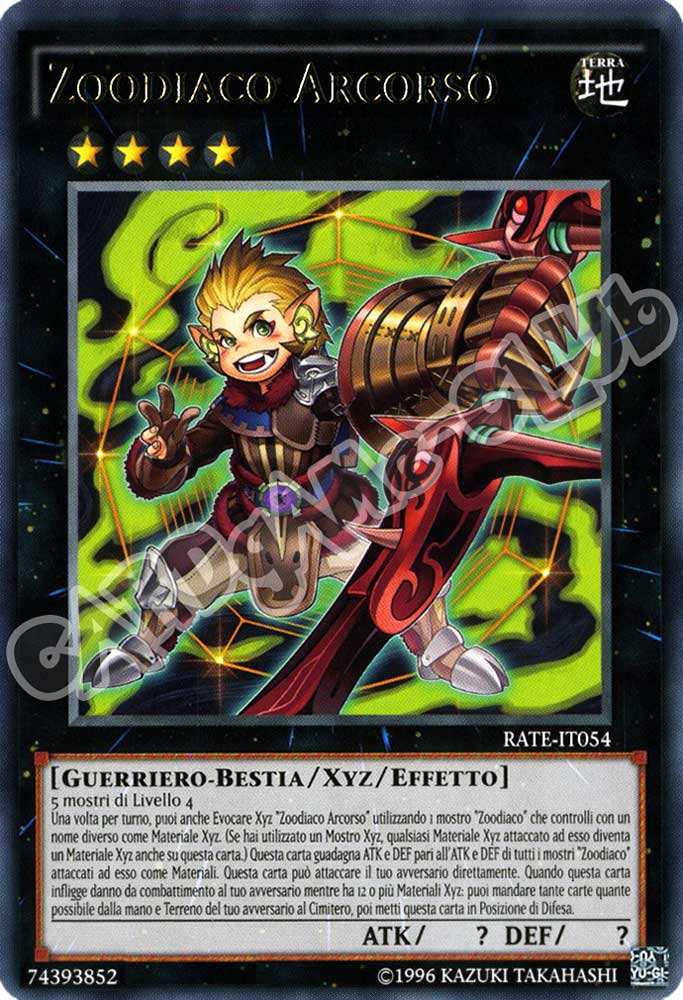 RATE-IT054 Zoodiaco Arcorosso rara unlimited (IT) -NEAR MINT-