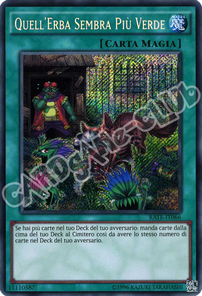 RATE-IT066 Quell'Erba Sembra piu' Verde rara segreta unlimited (IT) -NEAR MINT-