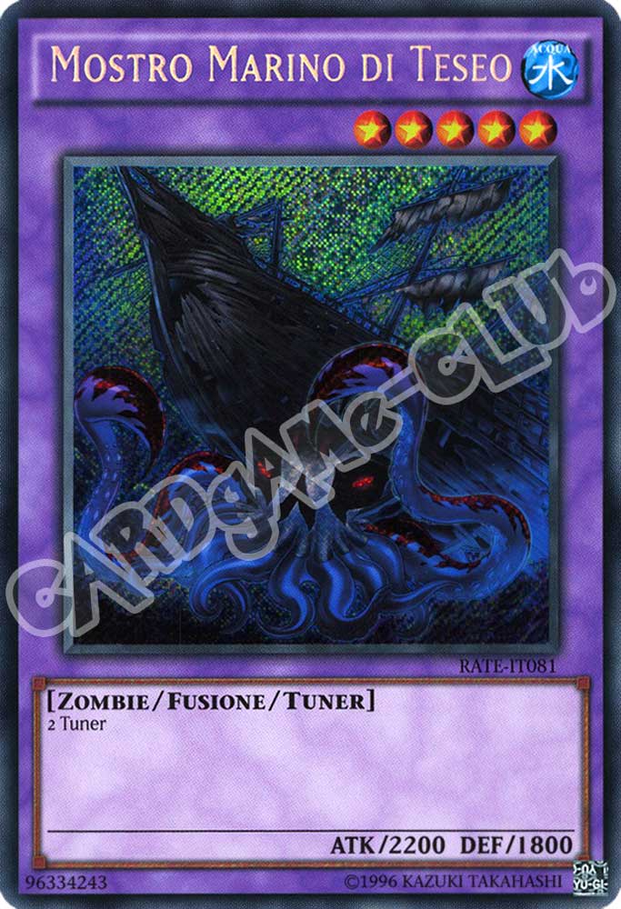 RATE-IT081 Mostro Marino di Teseo rara segreta unlimited (IT) -NEAR MINT-