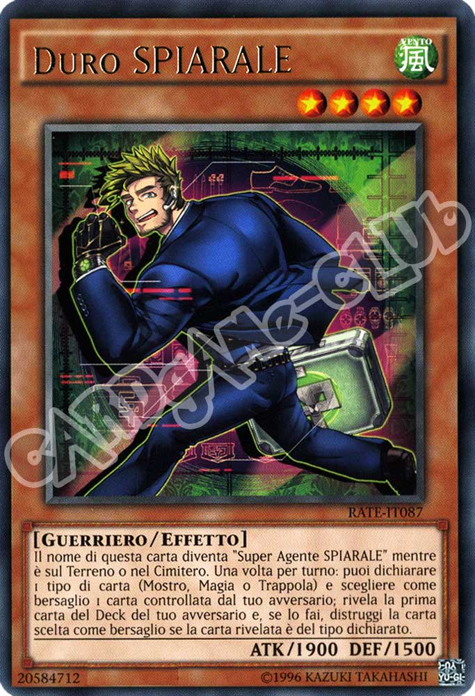 RATE-IT087 Duro SPIRALE rara unlimited (IT) -NEAR MINT-