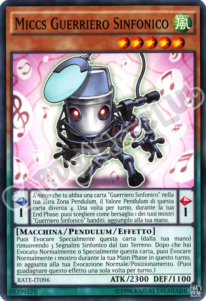 RATE-IT096 Miccs Guerriero Sinfonico comune unlimited (IT) -NEAR MINT-