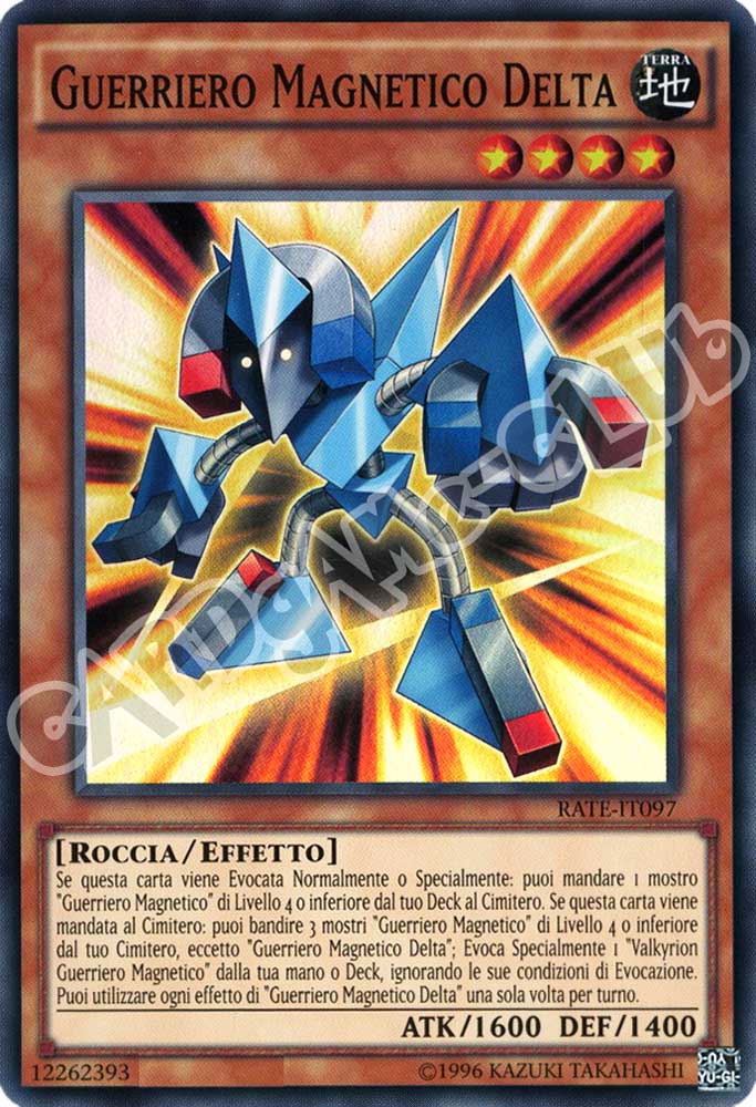 RATE-IT097 Guerriero Magnetico Delta super rara unlimited (IT) -NEAR MINT-