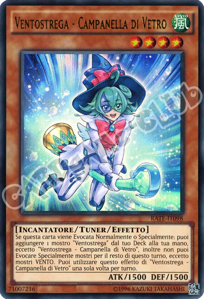 RATE-IT098 Ventostrega - Campanella di Vetro ultra rara unlimited (IT) -NEAR MINT-