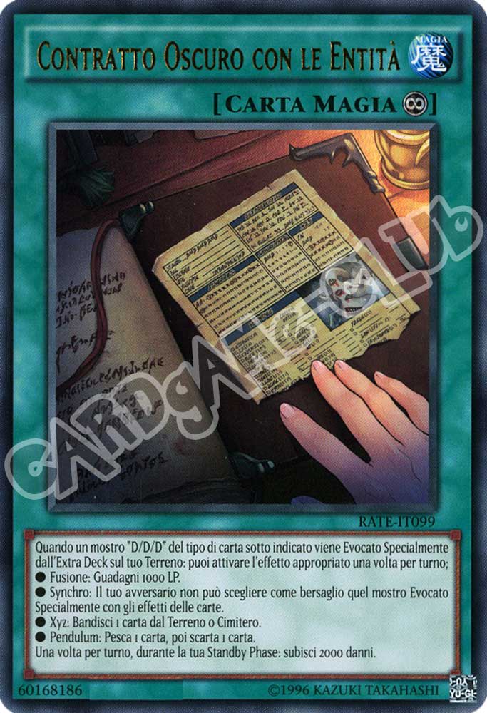 RATE-IT099 Contratto Oscuro con le Entita' ultra rara unlimited (IT) -NEAR MINT-