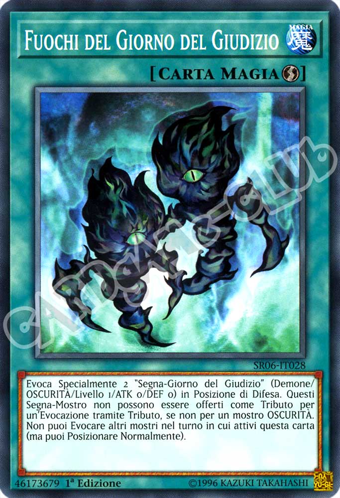 Tana dell'Oscurita' SR06-IT028 Fuochi del Giorno del Giudizio comune 1a Edizione (IT) -NEAR MINT-
