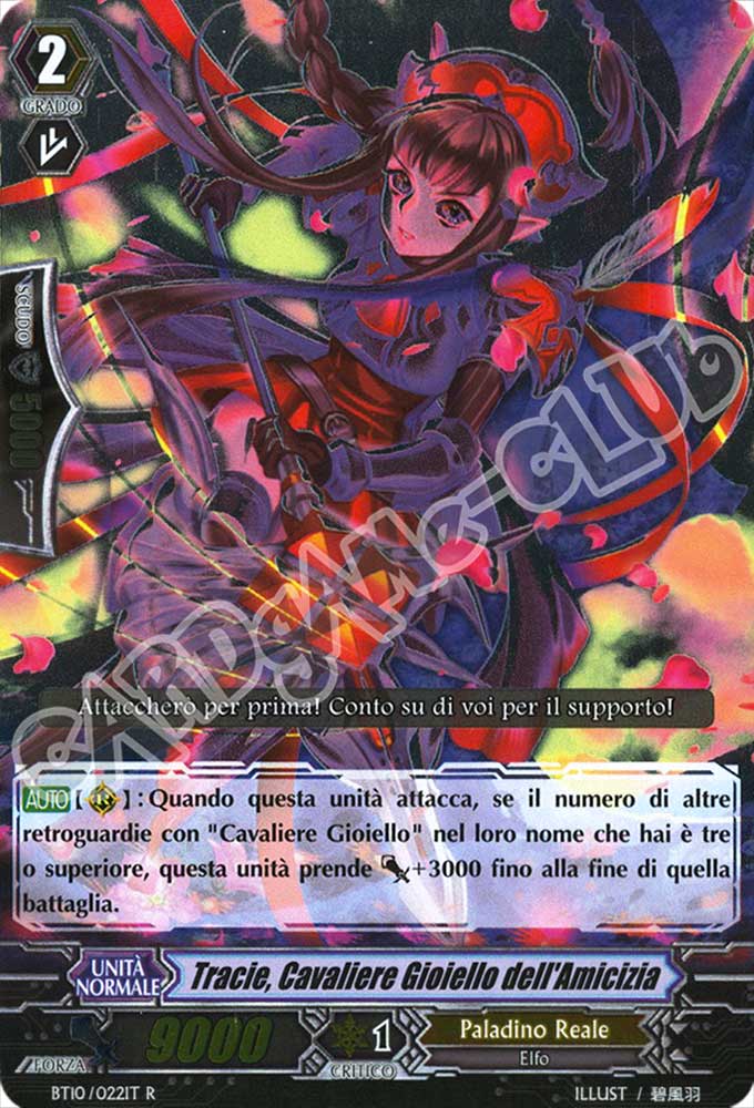 BT10-IT022 Tracie, Cavaliere Gioiello dell'Amicizia rara foil (IT) -NEAR MINT-