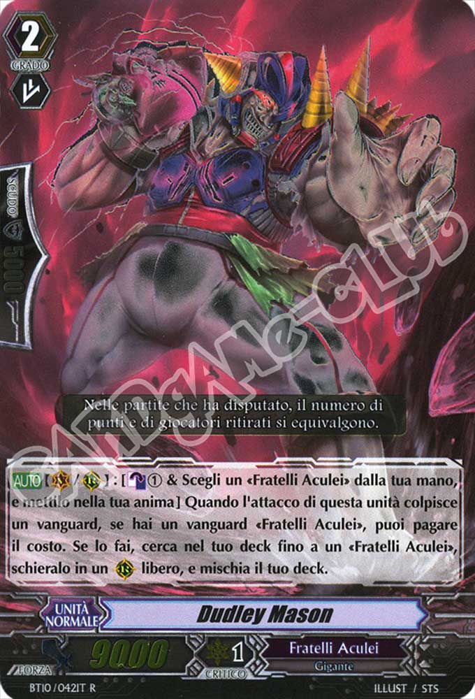 BT10-IT042 Dudley Mason rara foil (IT) -NEAR MINT-