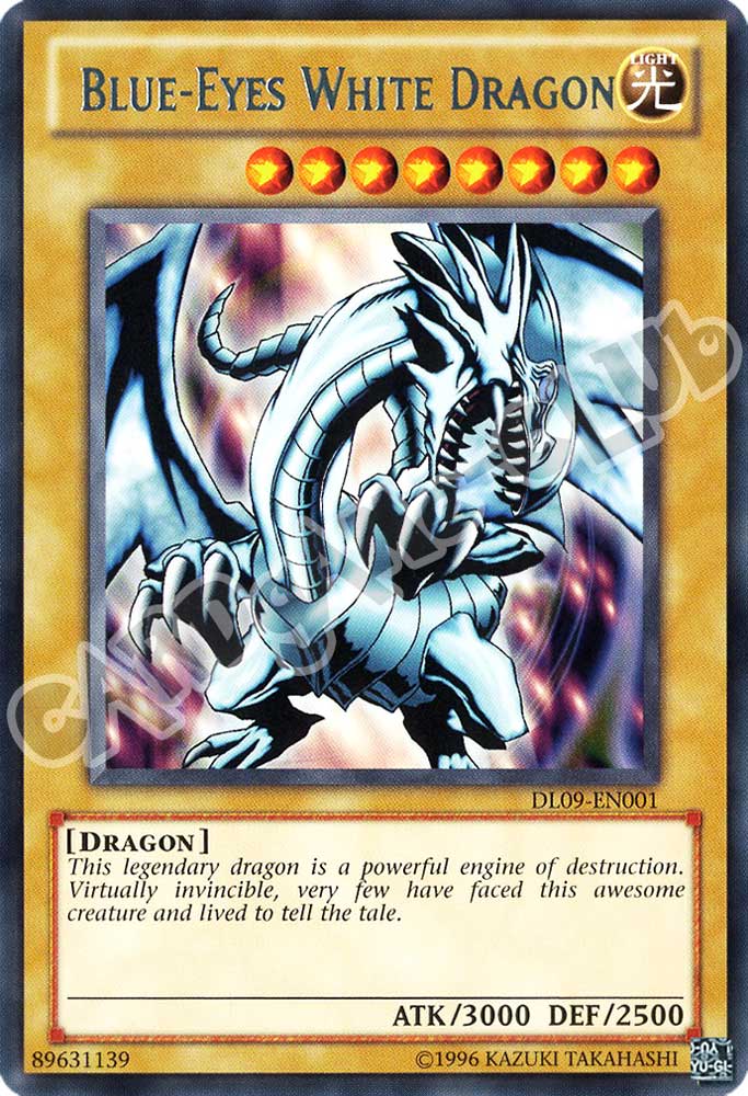 DL09-EN001 Blue-Eye White Dragon rara mattone unlimited (EN) -NEAR MINT-