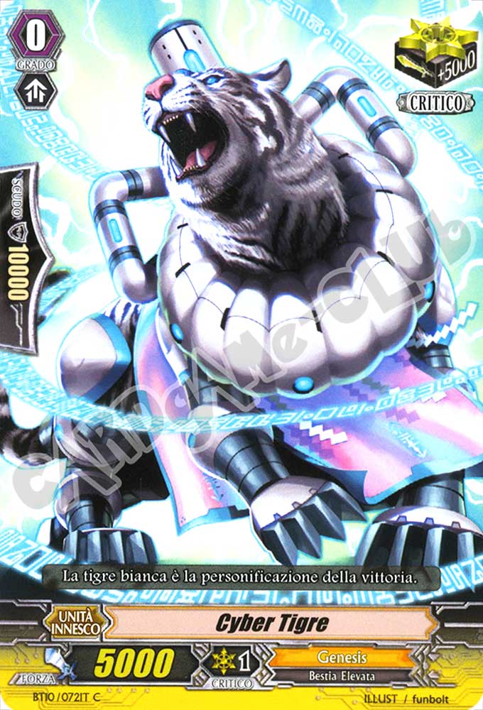BT10-IT072 Cyber Tigre comune normale (IT) -NEAR MINT-