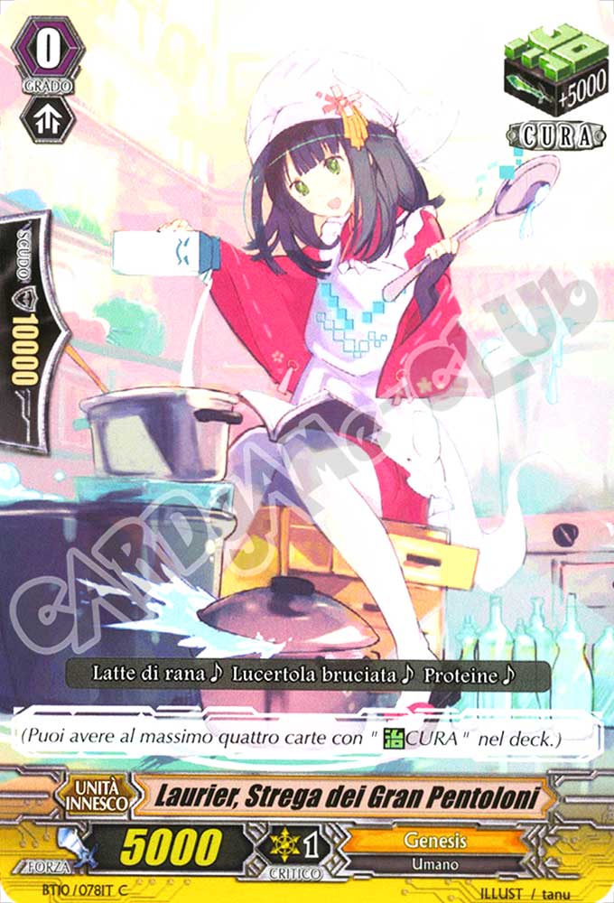 BT10-IT078 Laurier, Strega dei Gran Pentoloni comune normale (IT) -NEAR MINT-