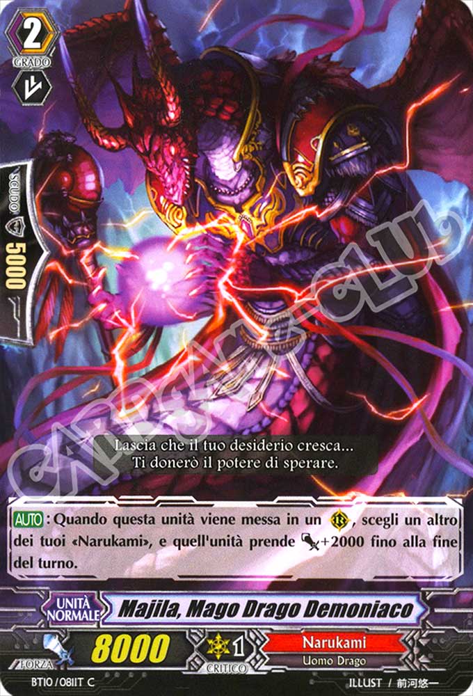 BT10-IT081 Majila, Mago Drago Demoniaco comune normale (IT) -NEAR MINT-