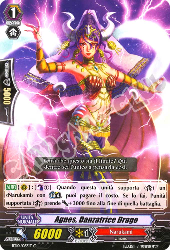 BT10-IT083 Agnes, Danzatrice Drago comune normale (IT) -NEAR MINT-